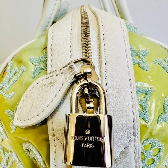 AUTH LOUIS VUITTON MONOGRAM SPEEDY ROUND ROSE BAG WITH DUST BAG MADE IN FRANCE - Picture 13 of 15